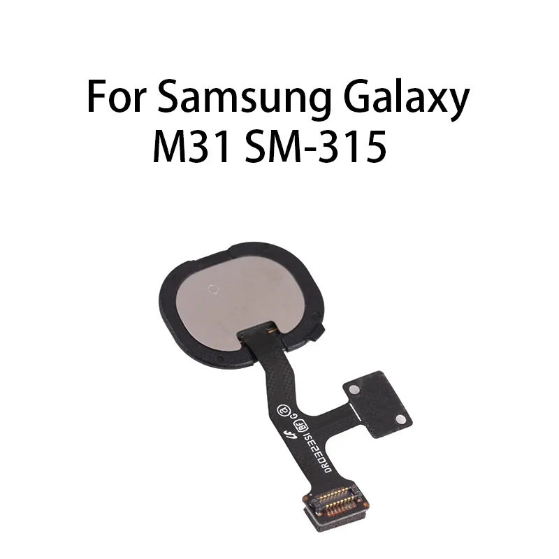 Gefensi Org Home Button Fingerprint Sensor Flex Cable For Samsung Galaxy M31 SM-M315