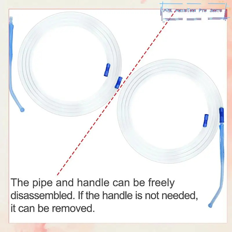 

4Pack Negative Pressure Head Connecting Tube Vacuum Suction Machine Collection Tubing Portable Suction Machine Tube-A73I