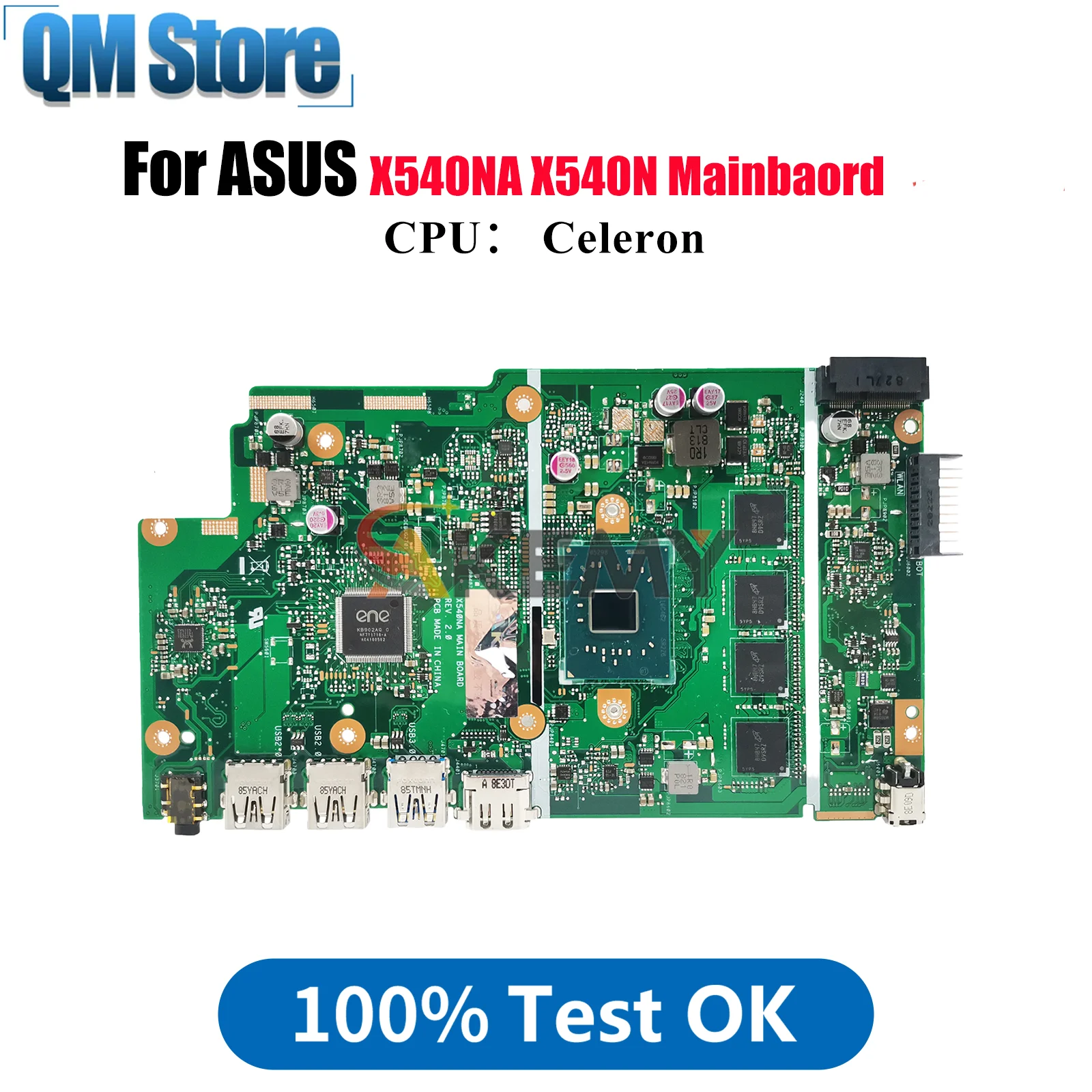 

X540NA Материнская плата для ноутбука ASUS VivoBook R540N A540N X540NV X540NA D540N X540N F540N Материнская плата для ноутбука с процессором Celeron stk