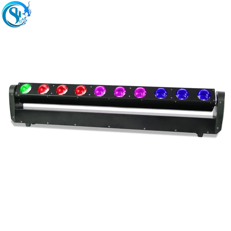 10x40w 4in1 Rgbw Colorful Led Beam Scanner Pixel Bar Moving Head Dj Stage Disco Light Professional for Nightclu Party Show