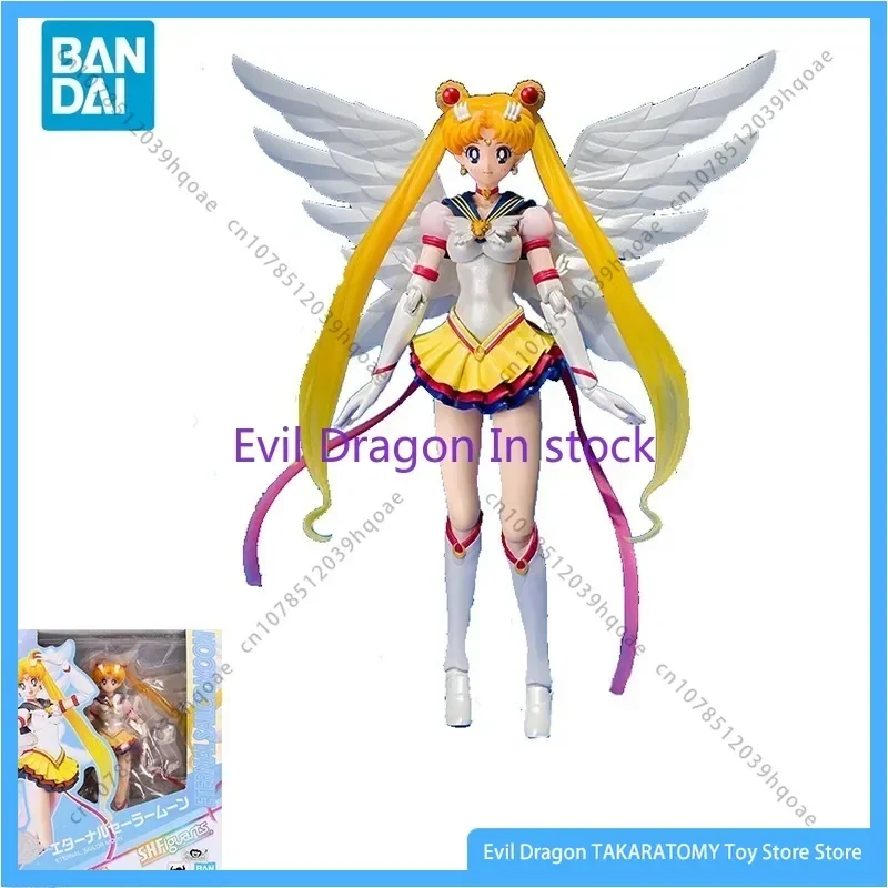 

In Stock Genuine Bandai Animation Sailor Moon Action Figure Toy Collection Model Decoration Children's Gift