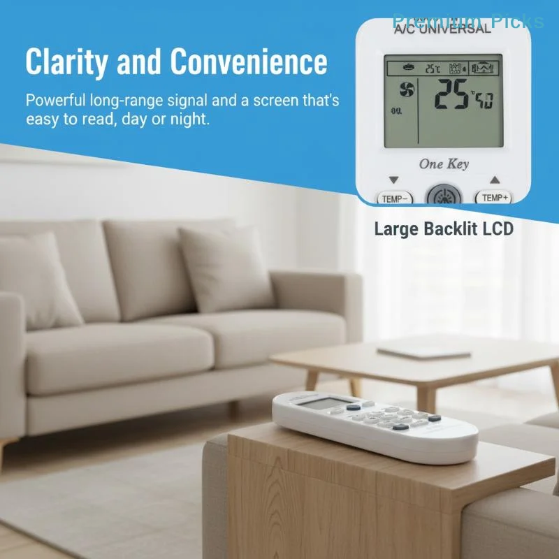 portableUniversal Air Conditioner Remote 6000 In 1 One Key Quick Setup Long Range Control Replacement for Most ACs