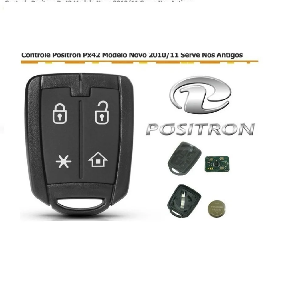 Brasilien Alten Positron Auto Alarm 4 Taste Remote Key Control 433,92 mhz