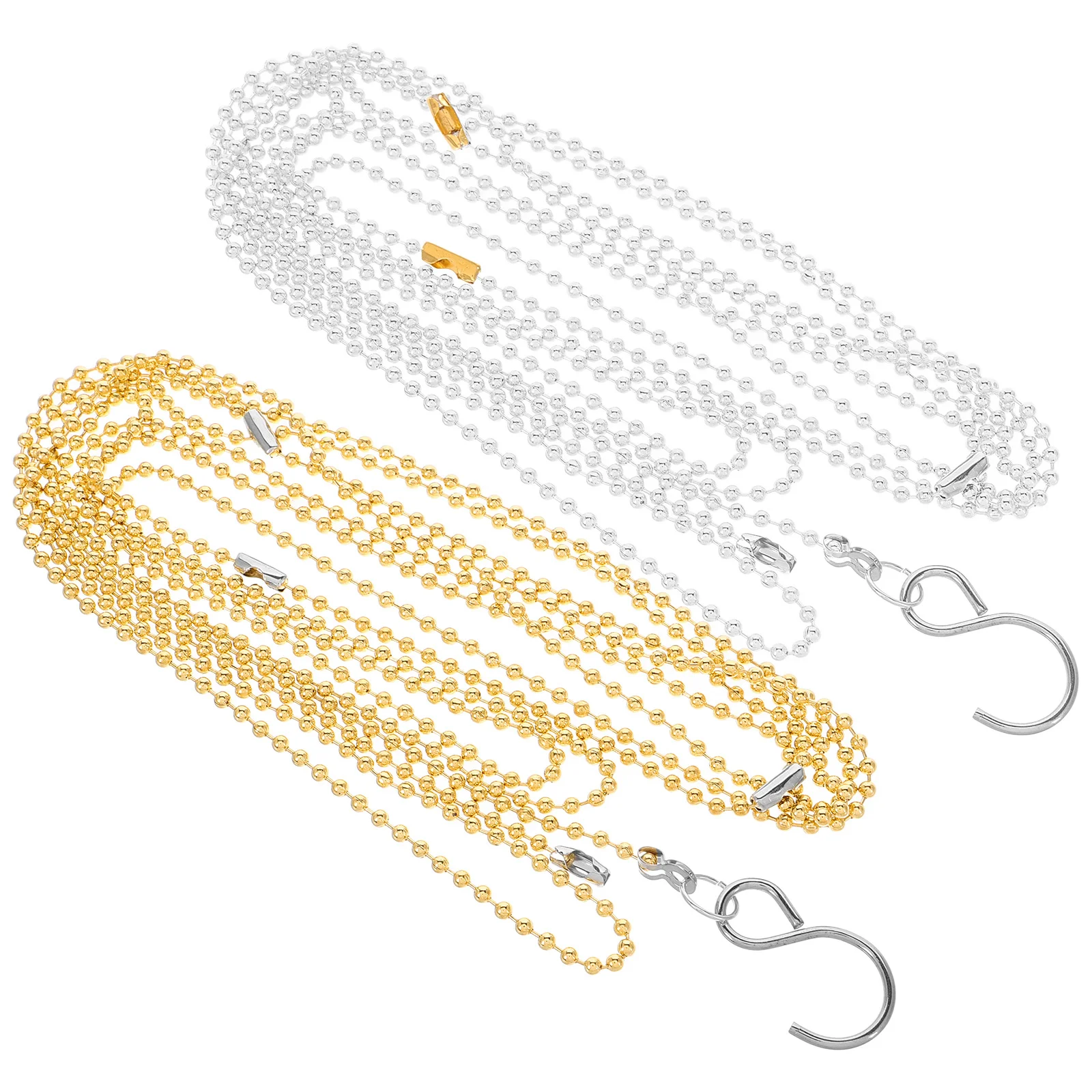 2pcs Volleyball Net Measure Chain Copper Material Portable Height Measurement Tool For Referee Outdoor Sports Equipment