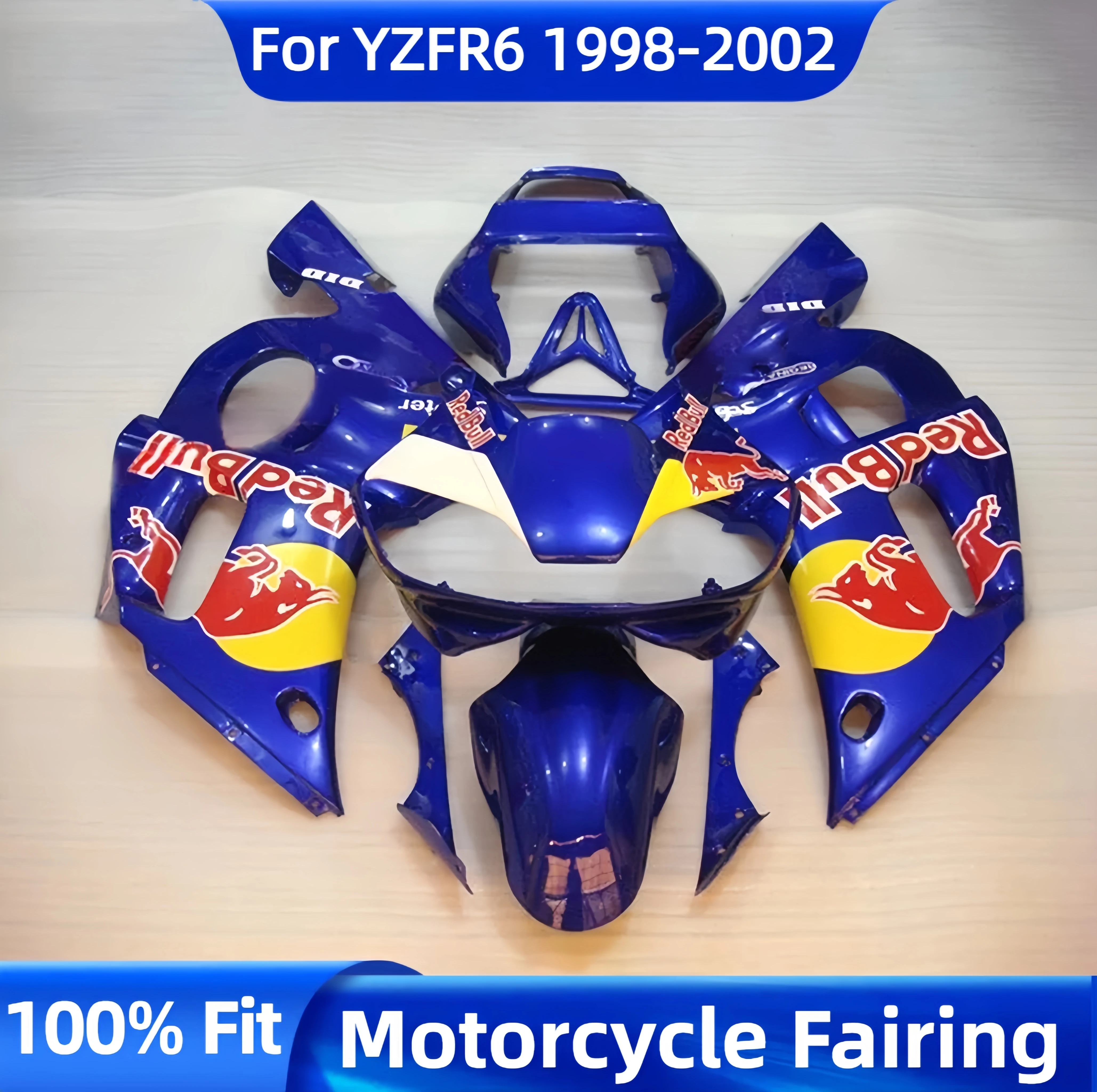 hot selling Fairings kit for 1998 - 2002 YAMAHA YZF R6  plastic parts yzfr6 1999 2000 2001 98 - 02 fairing kits