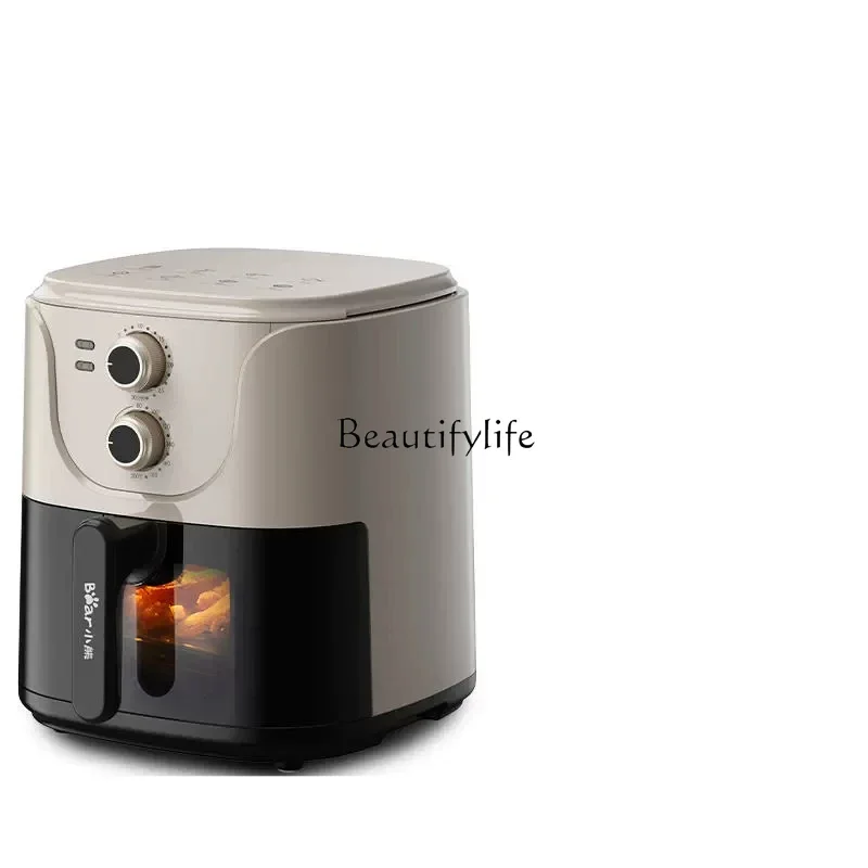 Air fryer visualization split electric fryer large capacity intelligent multi-function