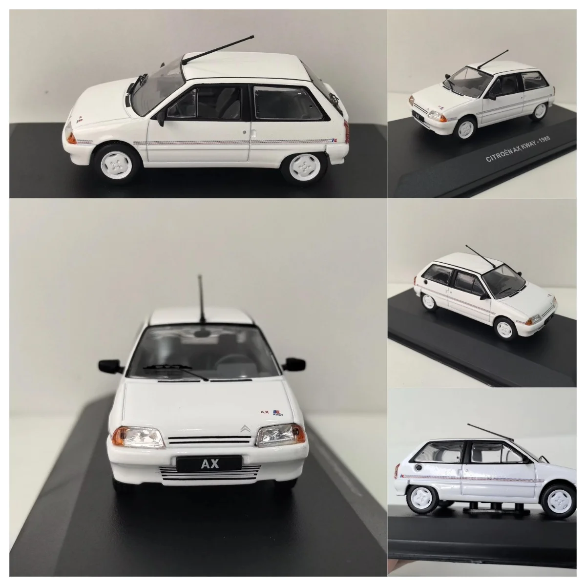 

SOLIDO Diecast 1/43 Scale AX KWAY 1988 2M Alloy Car Model