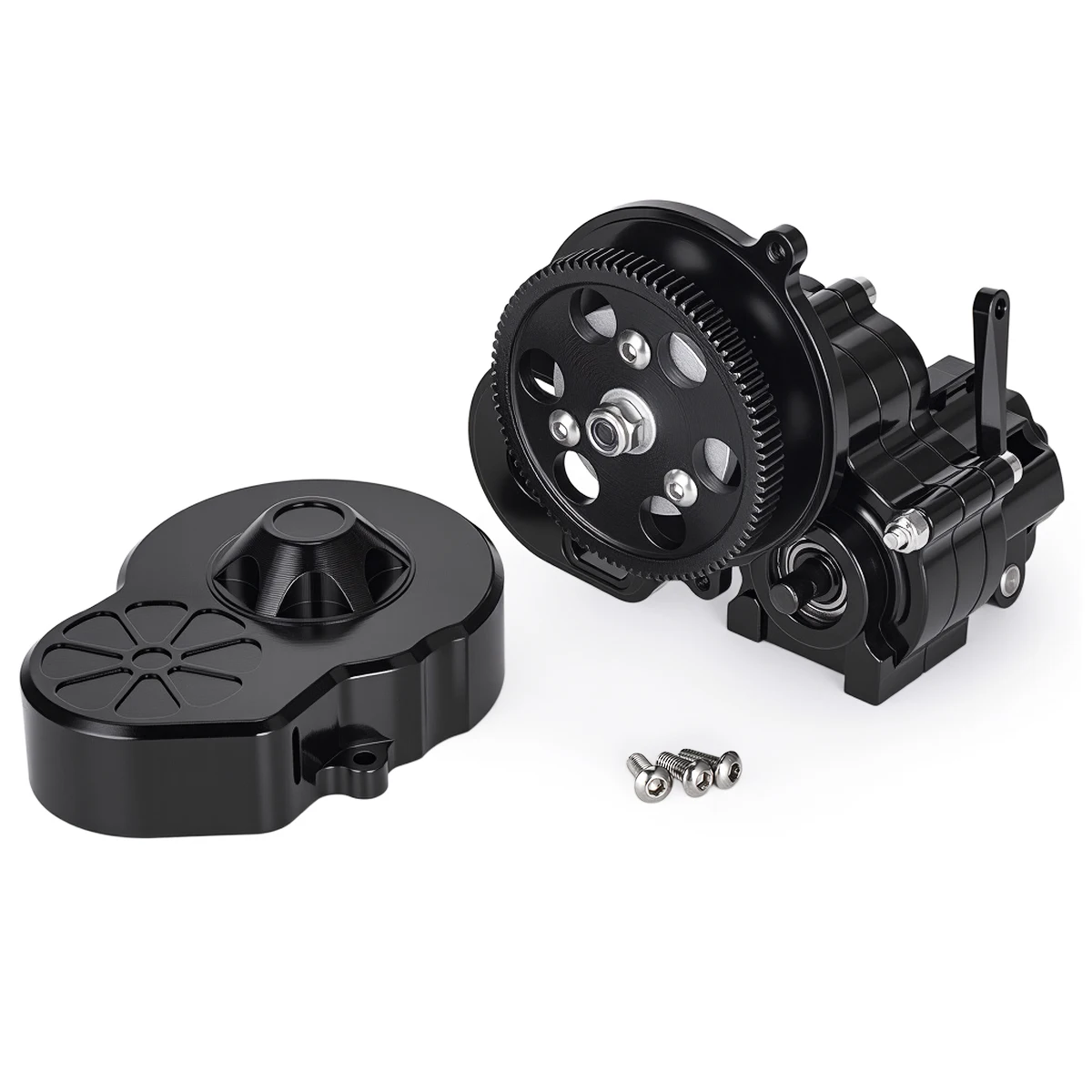 High-Performance Metal Cutoff Gearbox Transmission Upgrade for Axial SCX10 AX10 Wraith 1/10 Scale RC Crawler Truck Gearbox Trans