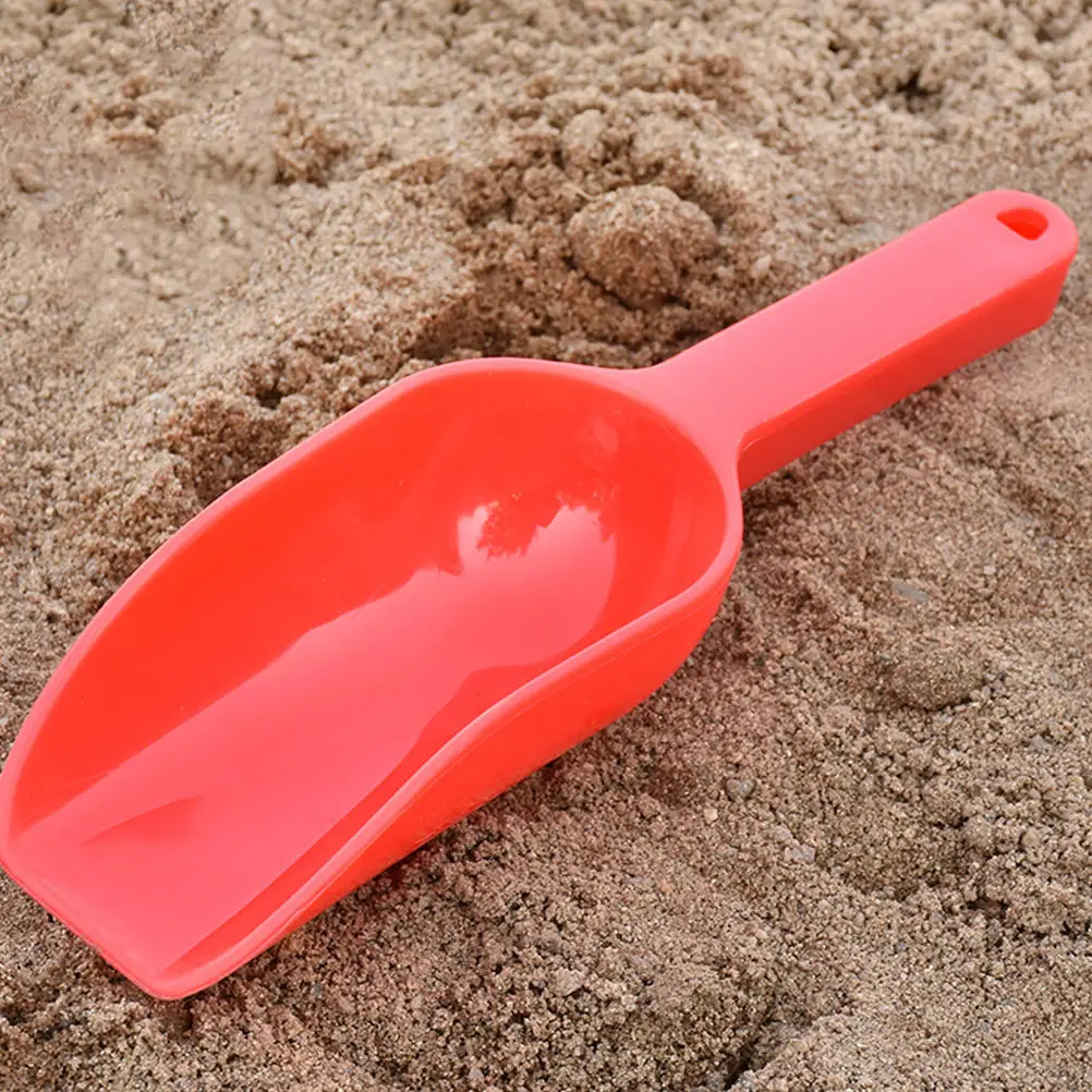 

4Pcs Children Plastic Shovel Beach Sand Shovel Flat Head for Kids Outdoor Play Frostbite Prevention Sand Digging Tool Promotes