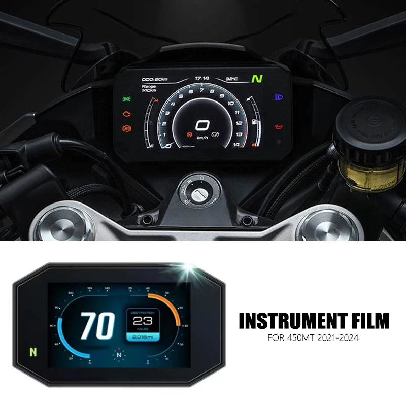 

Fit For CFMOTO 450MT Dashboard screen Protector 450mt 450 MT 2021-2024 2023 Motorcycle Cluster Screen Scratch Protection Film