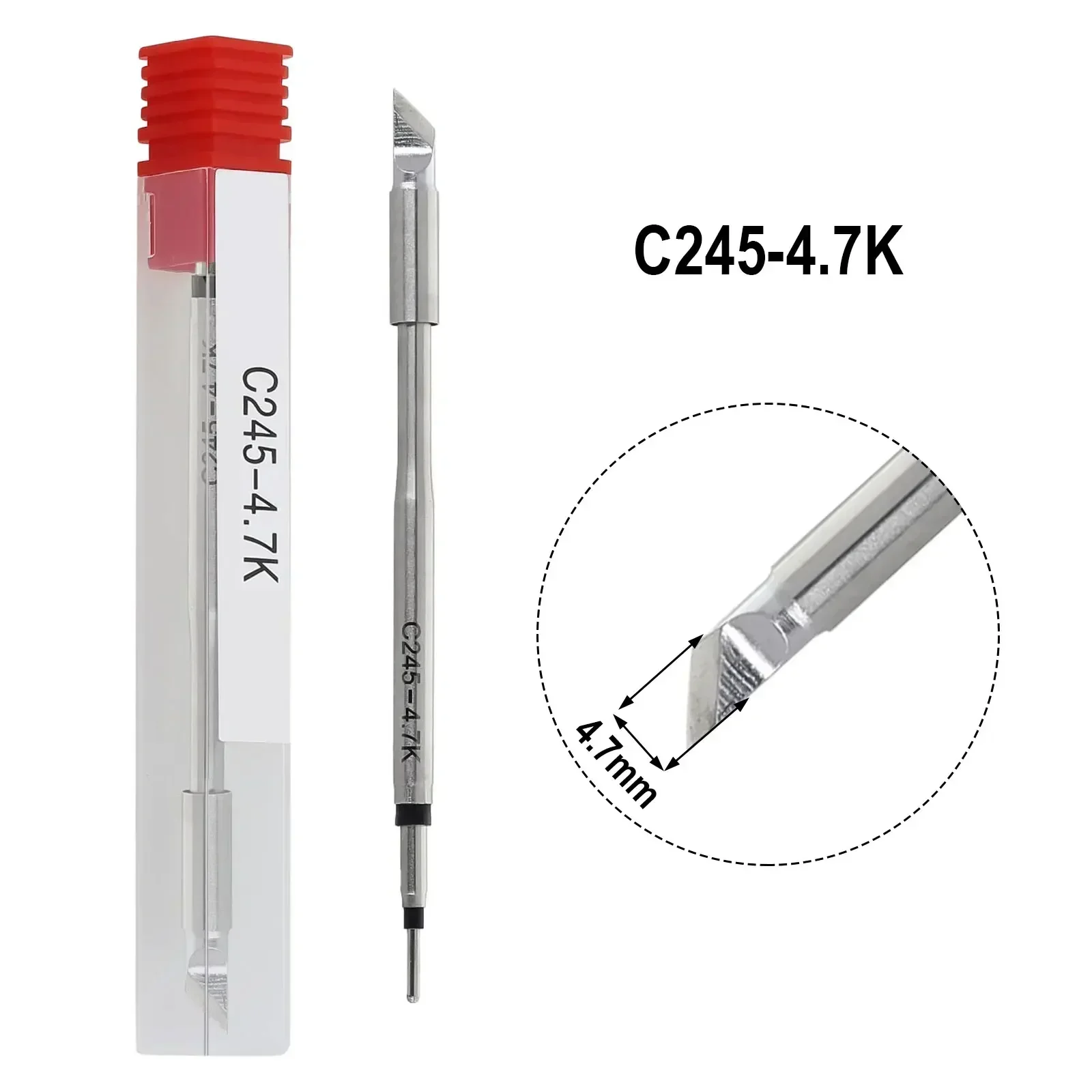 Soldering Tip C245-IS, C245-4.7, C245-3.2K, C245-2.5K, C245-I, C245-3C K/I/IS C245 Soldering Iron Tip Integrated Heating Core