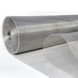 500x50cm 304 Stainless Steel Woven Wire Mesh Filtration Screen Mesh Screening Filter Sheet Screen Industrial Fix Tools Net