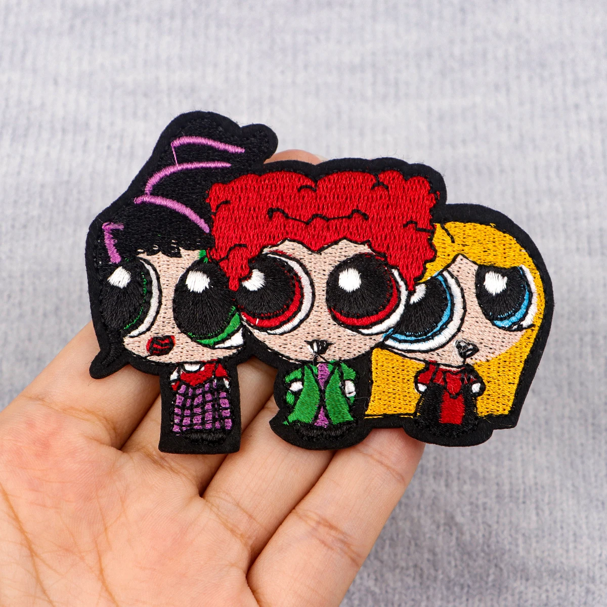 

Funny Witch Embroidery Patch Cartoon Iron On Patches For Clothing Thermoadhesive Patches On Clothes DIY Sew Badges