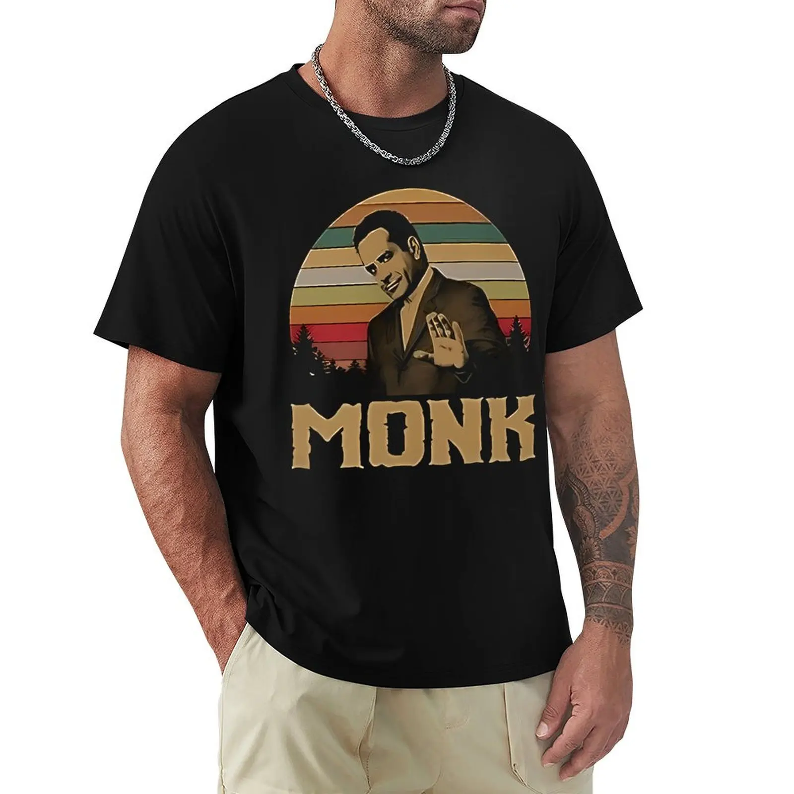 

Adrian Monk Adrian Monk Adrian Monk T-Shirt shirts graphic tees oversize t-shirts man Clothing men graphic t shirts