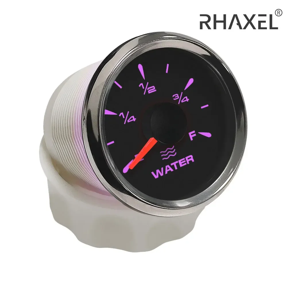 

RHAXEL новейший датчик уровня воды 52 мм, регулируемый сигнал 0-190 Ом 240-33 Ом 9-32 В для яхты, автомобиля, мотоцикла, универсальный