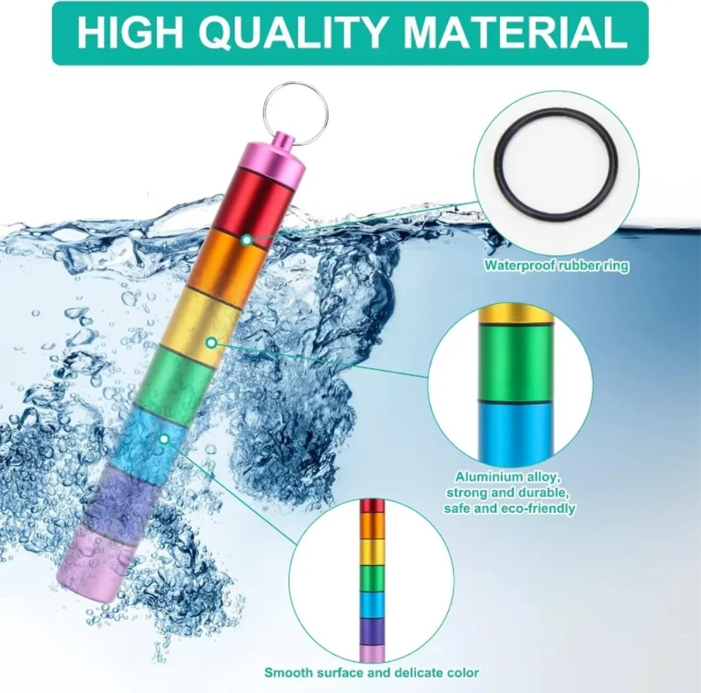 جديد حار الألومنيوم المحمولة صندوق حبوب منع الحمل حالات مختومة مقاوم للماء 7 أيام 7 شبكات المنظم اللوحي للسفر الطب فيتامين زيوت السمك #3