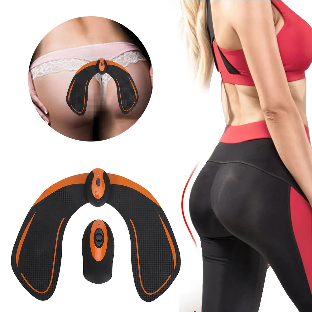 EMS Hips Trainer Butt Lift Patch Electric Muscle Stimulator Wireless Buttocks Abdominal ABS Fitness Body Slimming Massager