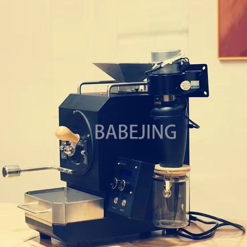 BABEJING เครื่องคั่วเมล็ดกาแฟในครัวเรือน, หม้อทอดถั่วลิสงขนาดเล็ก, เครื่องคั่วเมล็ดกาแฟไฟฟ้า