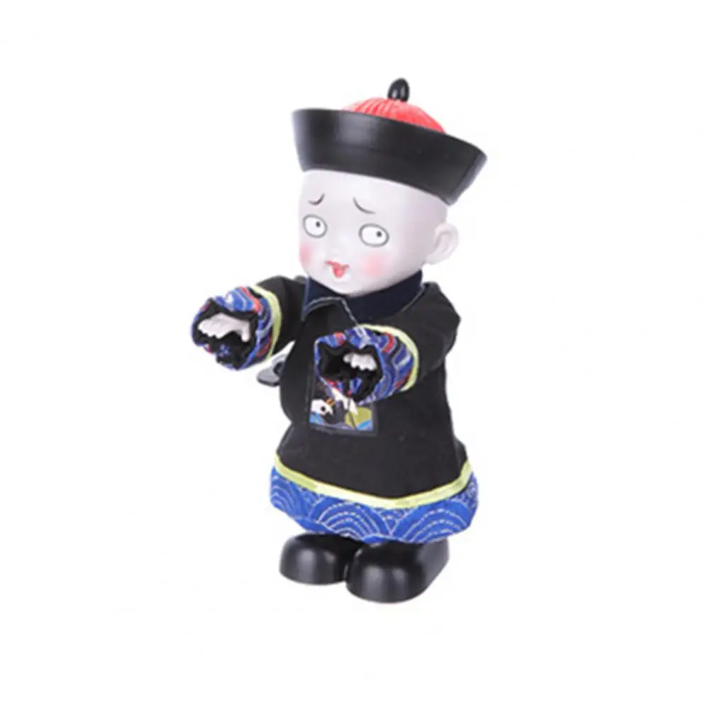 

Cute Zombie Toy Spooky Zombie Wind-up Toy with Fabric Costume Jumping Spring Action Fun Birthday Gift for Kids Adults Little