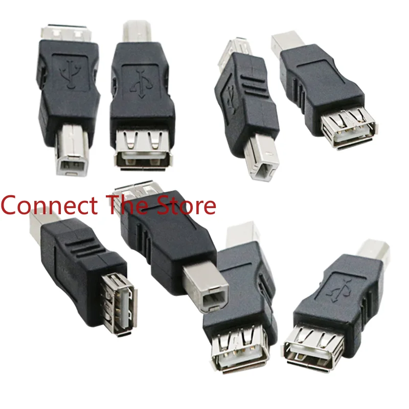 

5PCS USB2.0 Revolutionary Printer Connector AM To Bm Converter Adapter Copper