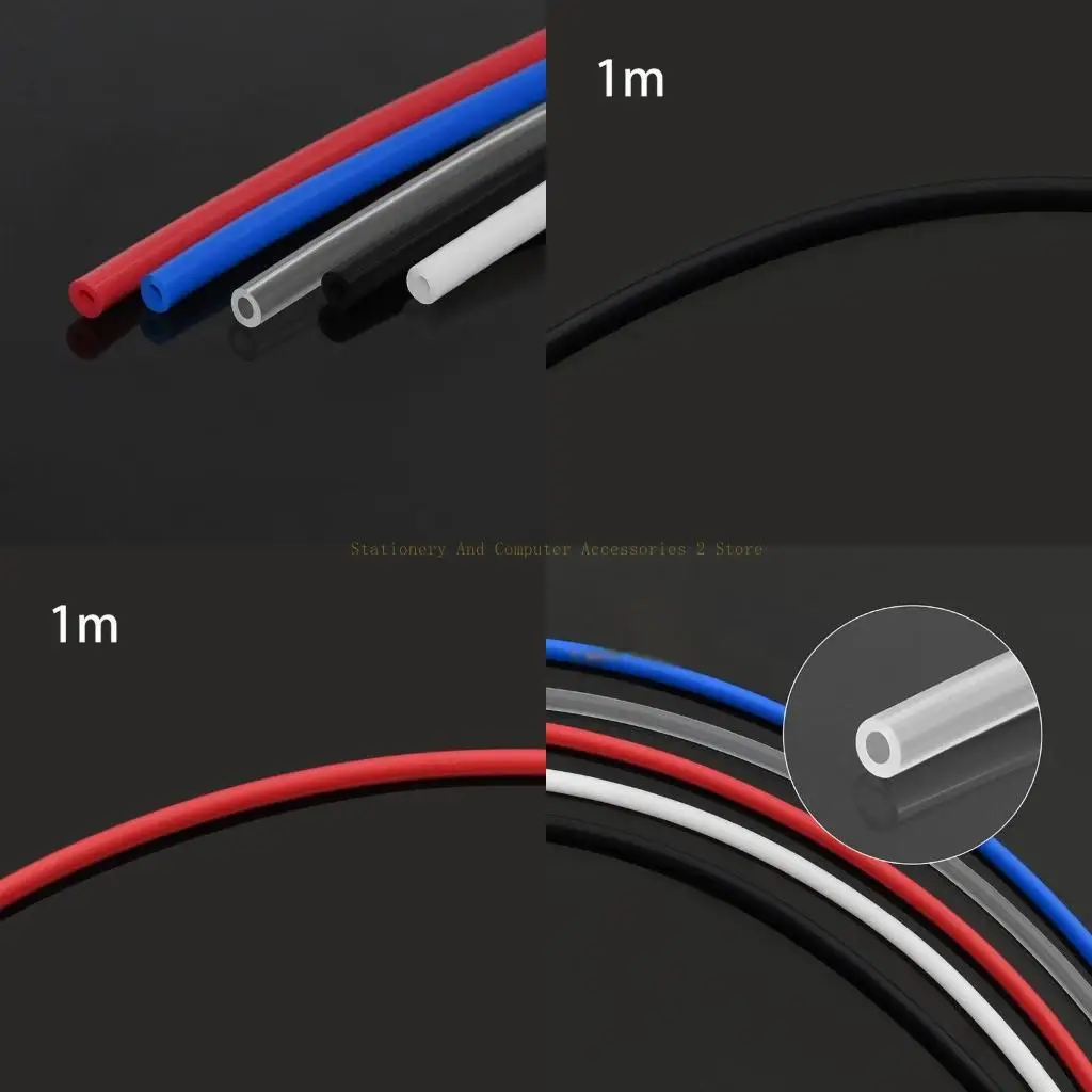 PTFE أنبوب 1M/3.3ft أنبوب بودين بثق 1.75 مم معرف 2MM OD 4MM لأنابيب ender 3 أجزاء الطابعة #1