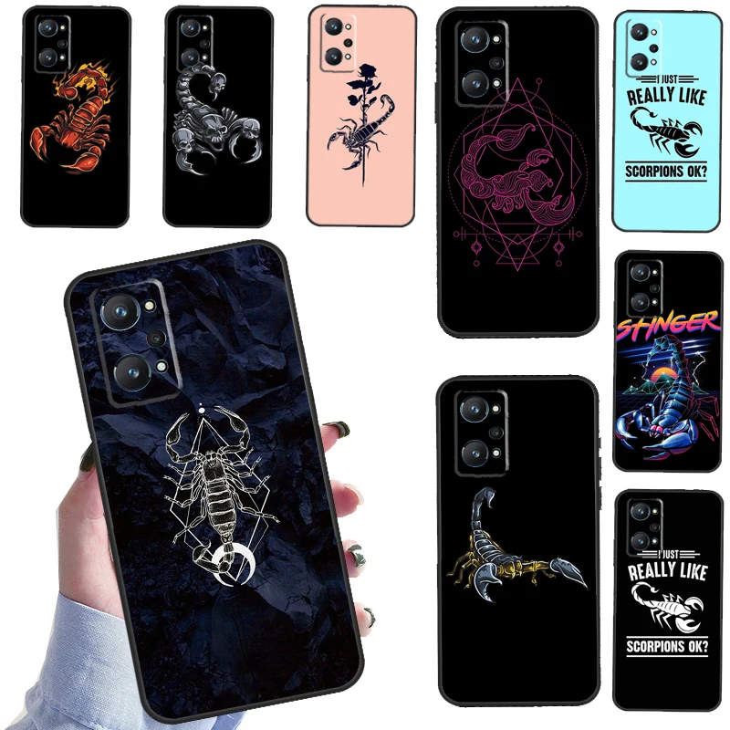 Scorpio Scorpion animal Case For Realme GT Neo 2 GT Master 8i 8 Pro C21 Full Cover For OnePlus 8T 9R 9 Pro Nord 2