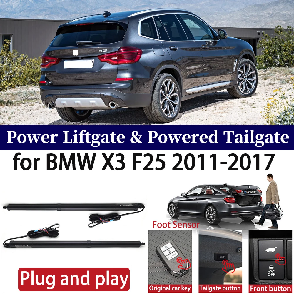

ZhuCamX for BMW X3 F25 2011-2017 Car Auto Power Electric Tailgate Liftgate Lift Trunk Closer System Boot Lift Motor Kit