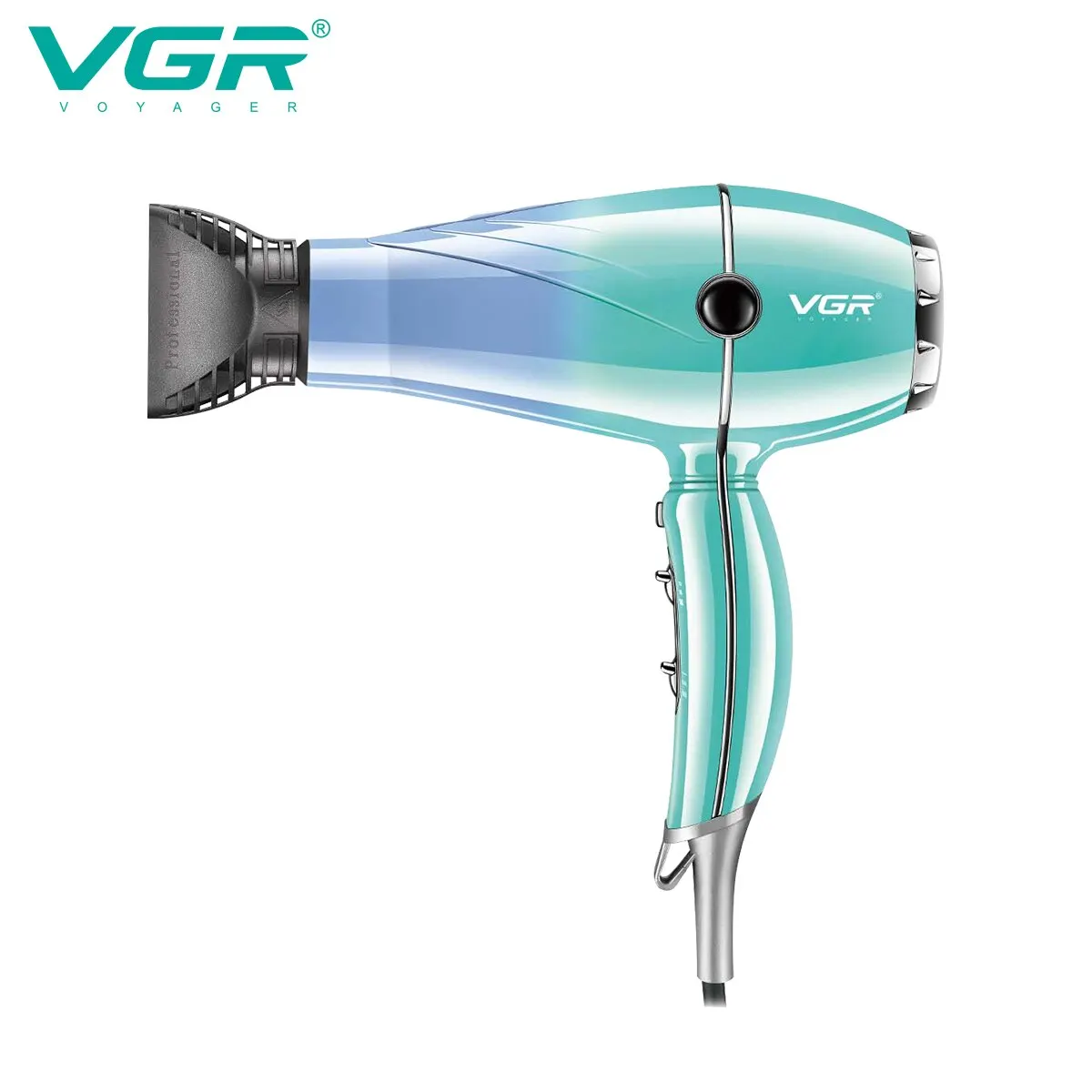 VGR Hair Dryer Professional Hair Dryer 2400W High Power Overheating Protection Strong Wind Drying Hair Care Styling Tool V-452