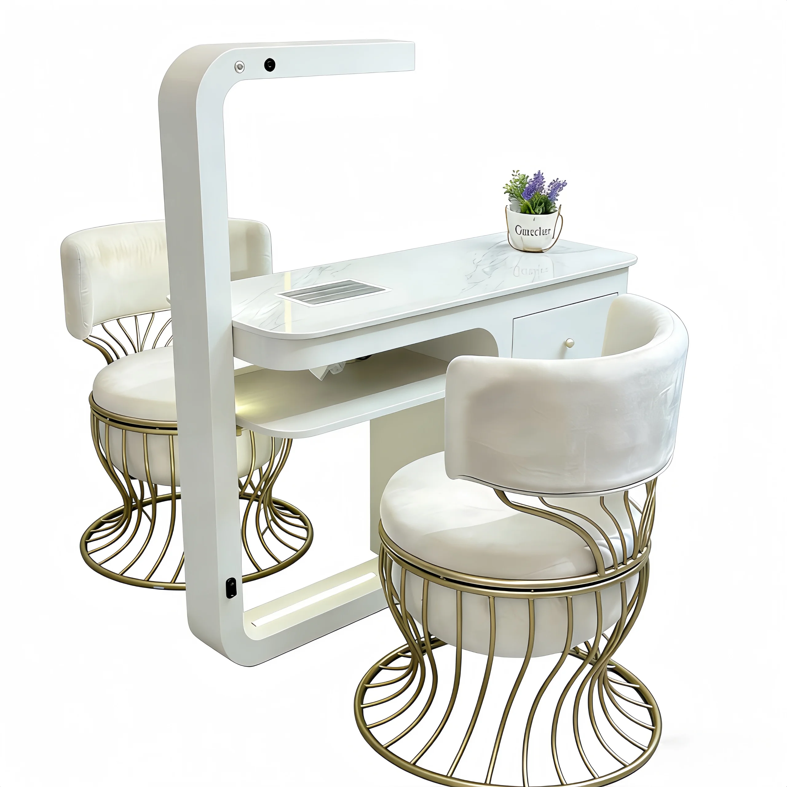 Nail Tables with Storage Professional  Tables Manicure Tables with Dust Collector and  Lamp Double  Table