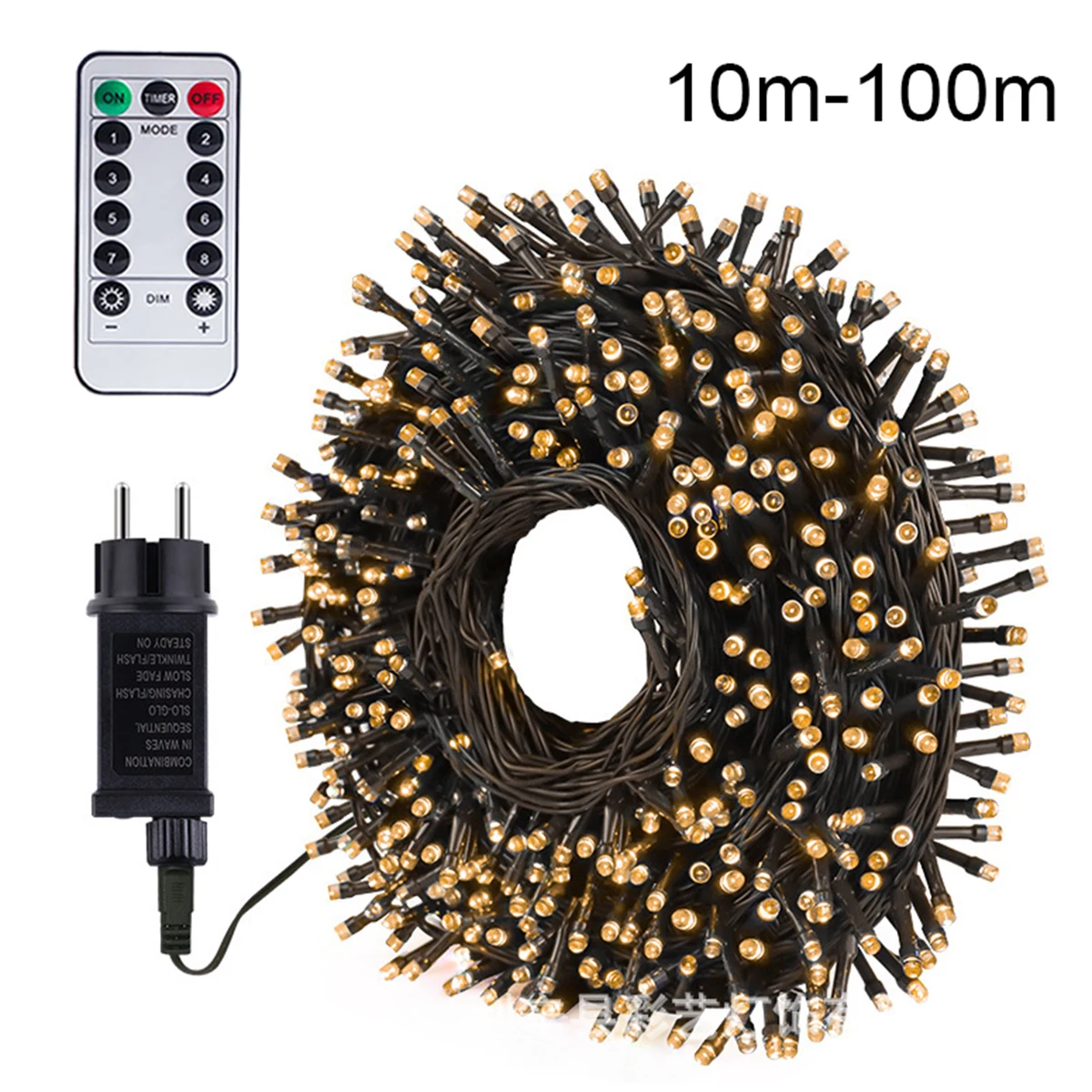 102m 800leds ao ar livre 220v led luzes da corda de fadas luzes de natal para guirlanda festa de casamento feriado jardim lâmpada decoração do feriado