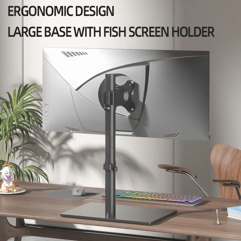 

Подставка для монитора со сверхшироким экраном 17–43 дюйма, вмещает до 15 кг (33 фунта), подъем 600 мм и 360 градусов. ° Вращающийся кабель