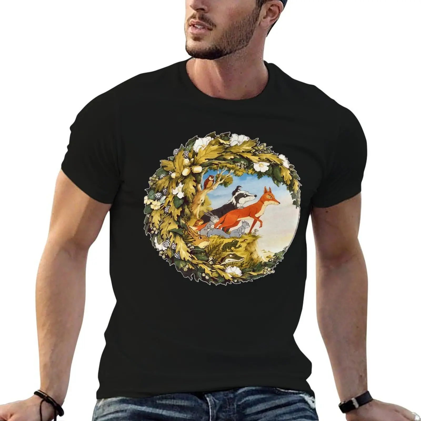 Animals Of Farthing Wood Classic Design Classic T Shirt T-Shirt t shirts for man graphic vintage t shirt man designer T-Shirt