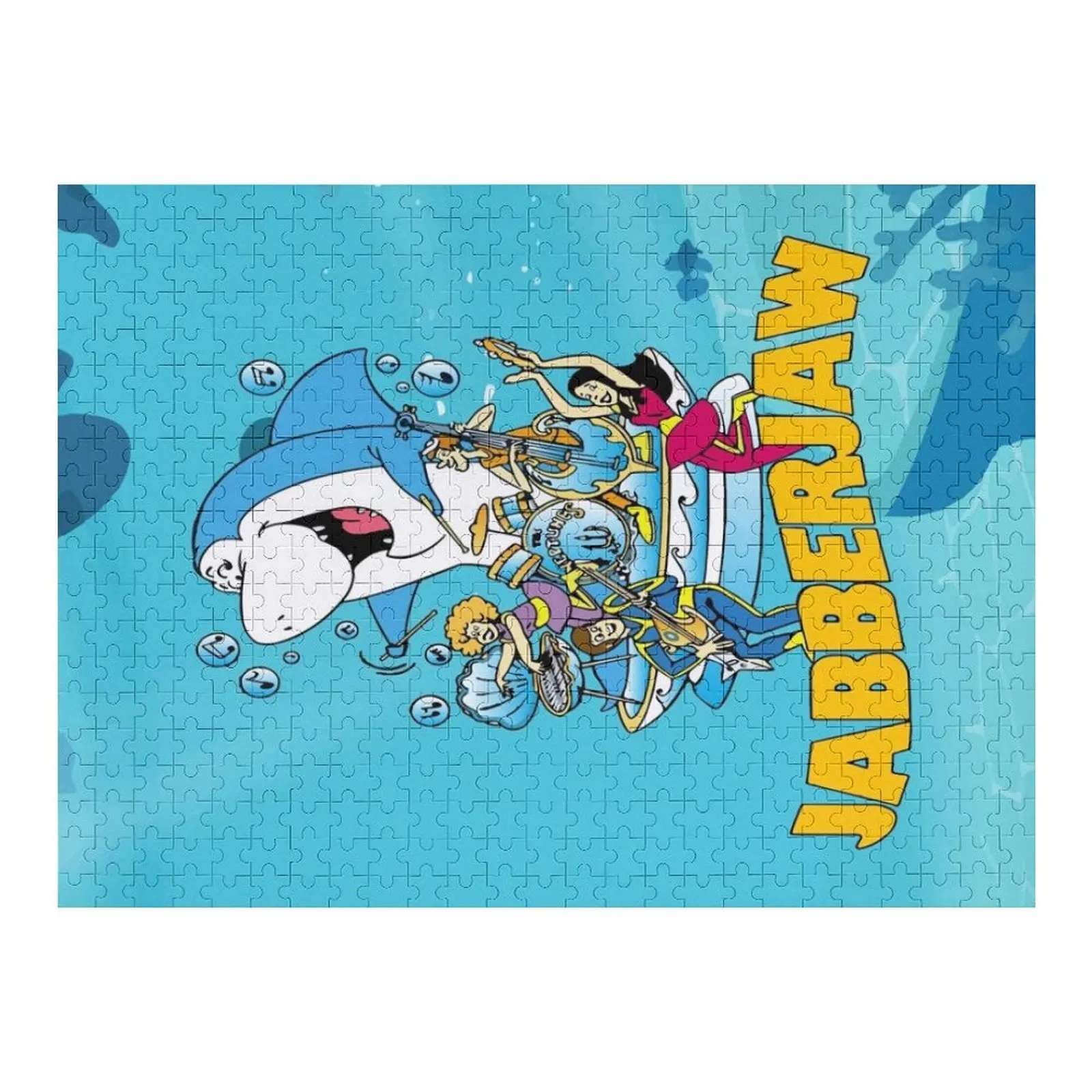 

Jabberjaw and band Jigsaw Puzzle Custom Photo Personalized For Kids Children Puzzle