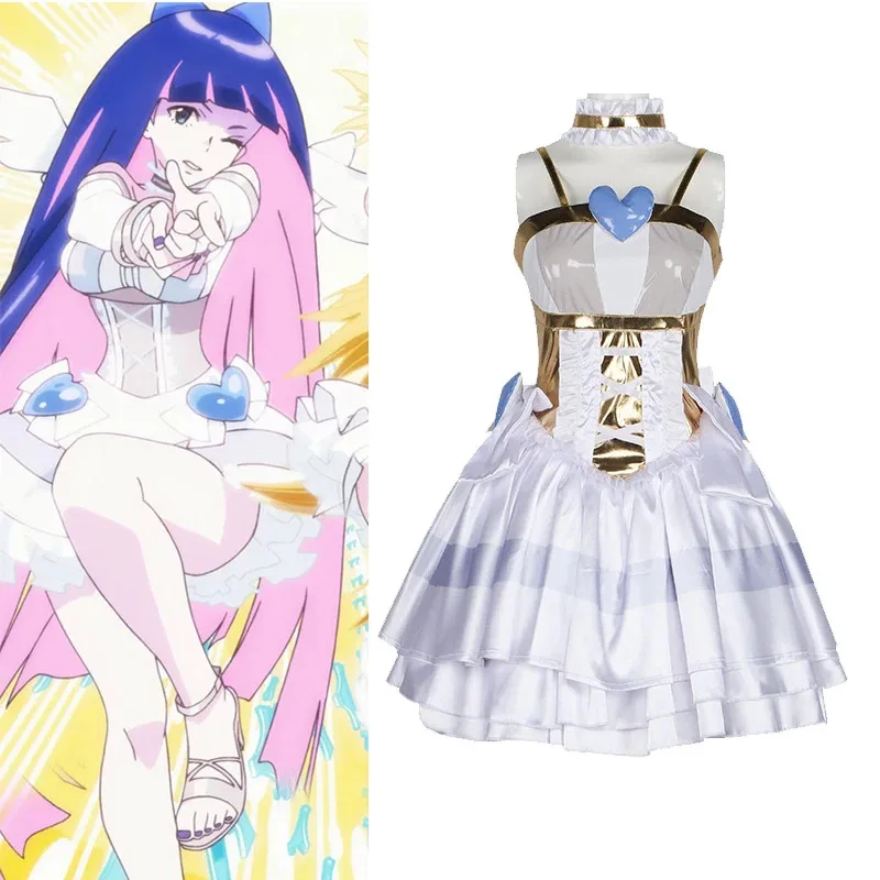 

Аниме косплей костюм комплект младшая сестра анархия чулки с подвязками трусики парик Хэллоуин полный наряд аксессуары