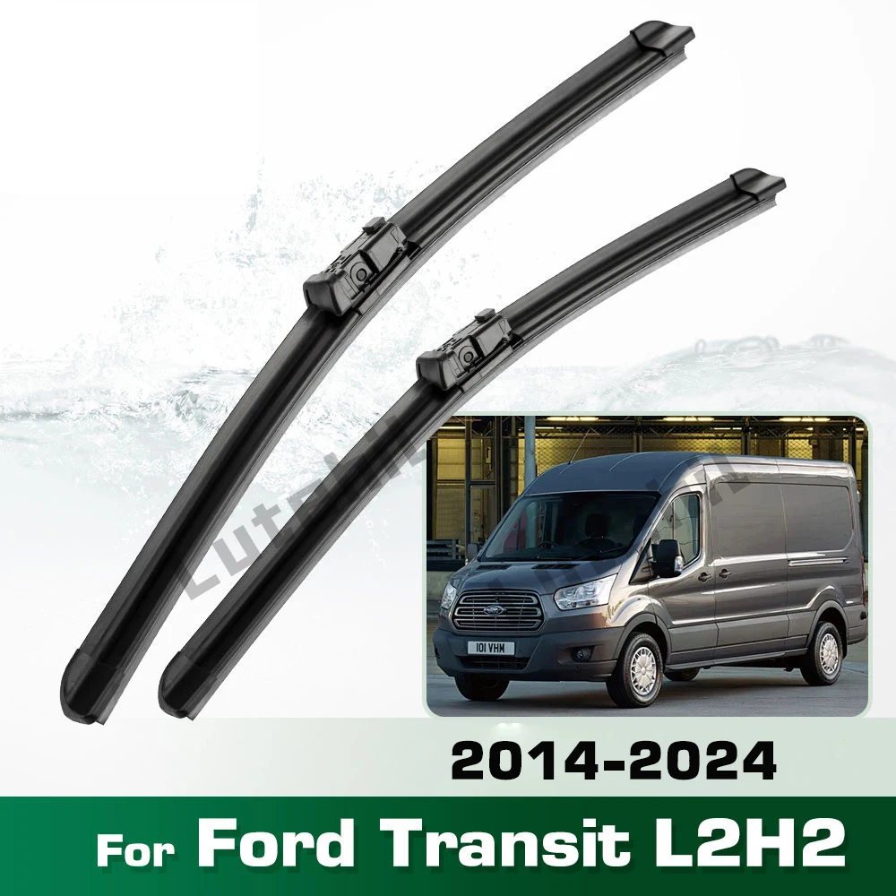 Scheibenwischer LHD Frontwischerblätter für Ford Transit L2H2 2014 - 2024 Windschutzscheibe Fenster Auto Regenbürsten 30"+20"