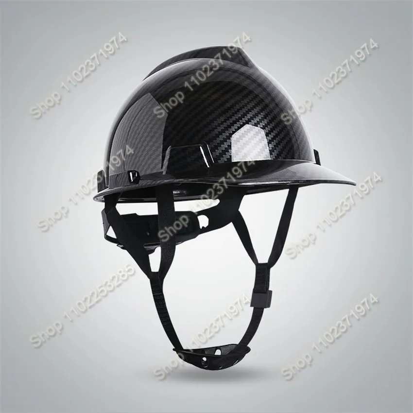 

ABS Carbon Fiber Safety Cap Construction Engineer Hard Hat Industrial Helmet Head Protection