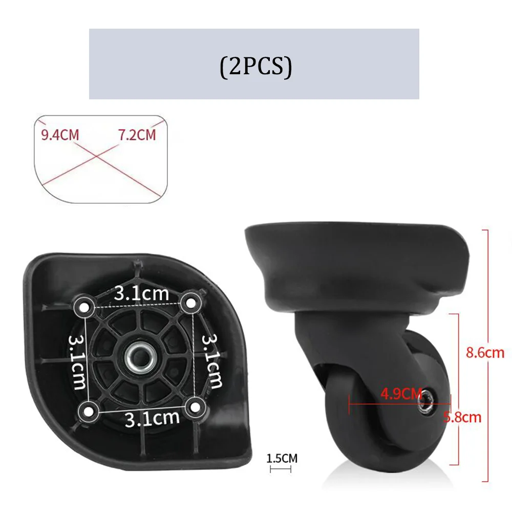 Suitable For Samsonite For HINOMOTO Luggage Wheels Suitcase Accessories Repairing Pulley LT20-IN Universal Wheel Replacement