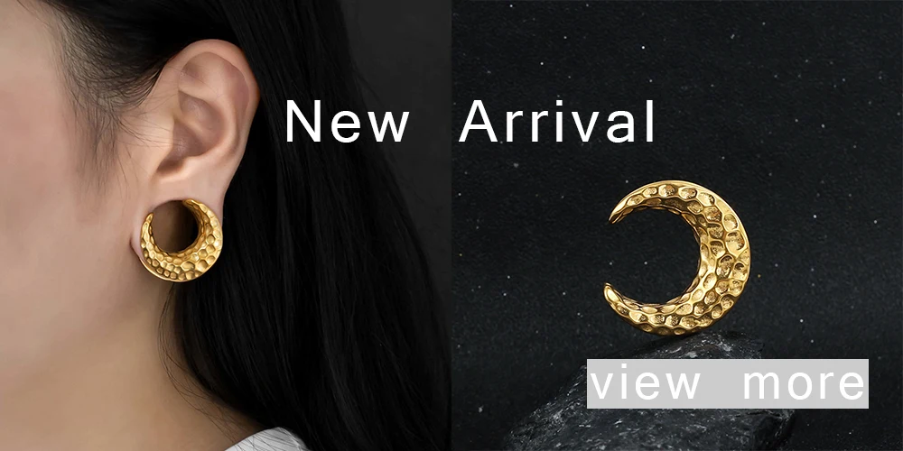 Casvort 2PCS Ohr Gewichte Kleiderbügel Bahre Expander 316 Edelstahl Neue Ankunft Seil Knoten Piercing Körper Schmuck Frauen Männer – Detail 2