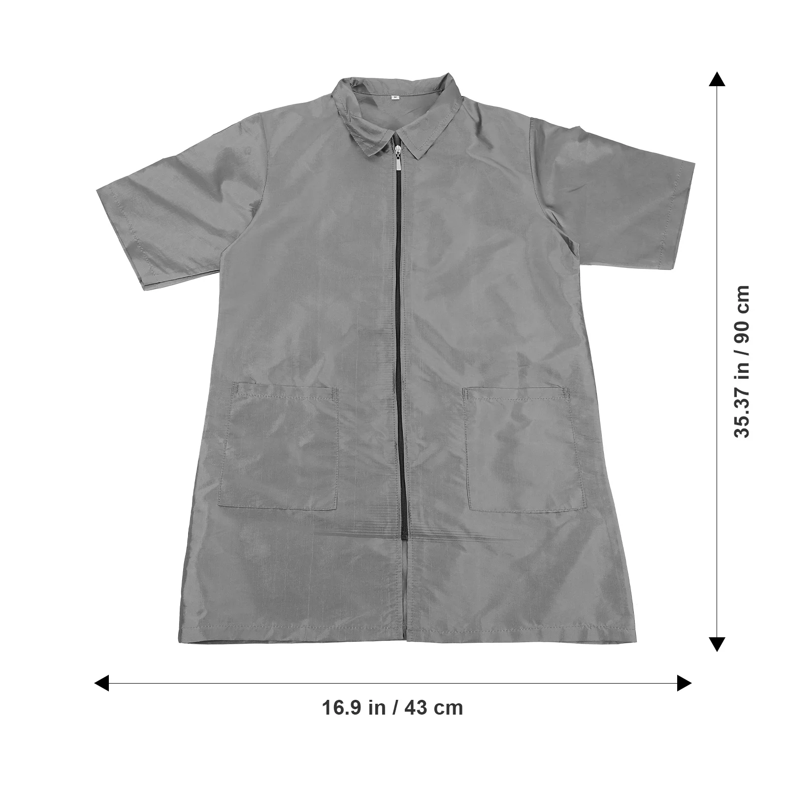 مريلة حلاقة بأكمام قصيرة للنساء، ملابس عمل للعناية بالحيوانات الأليفة، ملابس للعناية بالكلاب، نسيج بوليستر مريح