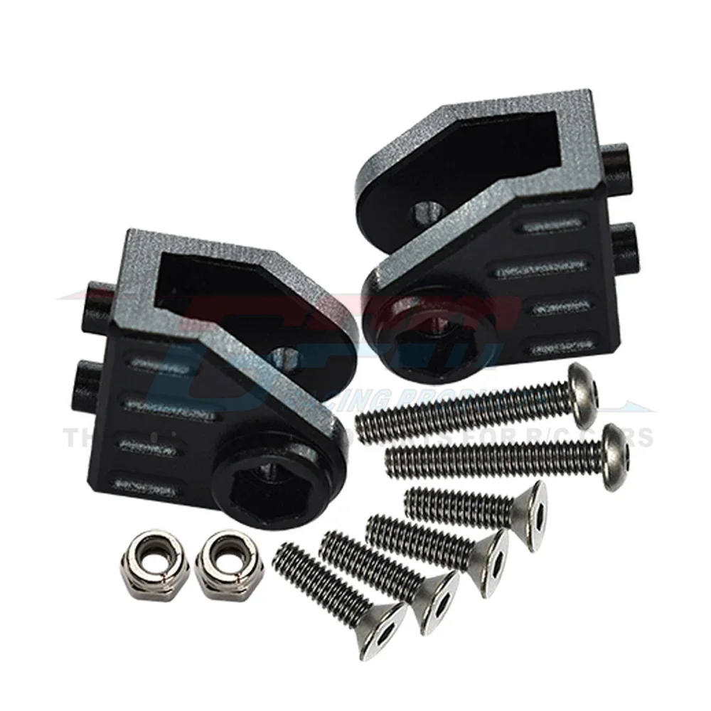 Asiento fijo de montaje de barra inferior delantera trasera de metal GPM LOS 242031   LOS 242030   Para camión Mega Monster de eje sólido LOSI 1/8 LMT 4WD