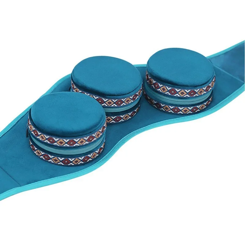 

Синяя пустотелая Бездымная 3-х звеньевая коробка для мокса и иглоукалывания, китайская палочка для оздоровления и терапии, рулонная горелка