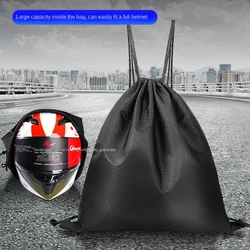 Helmet Bag Rainproof Backpack Draw Pocket for Motorcycle Scooter Moped Bike Bicycle Full Half Helmet Lid Protect Storage Bag