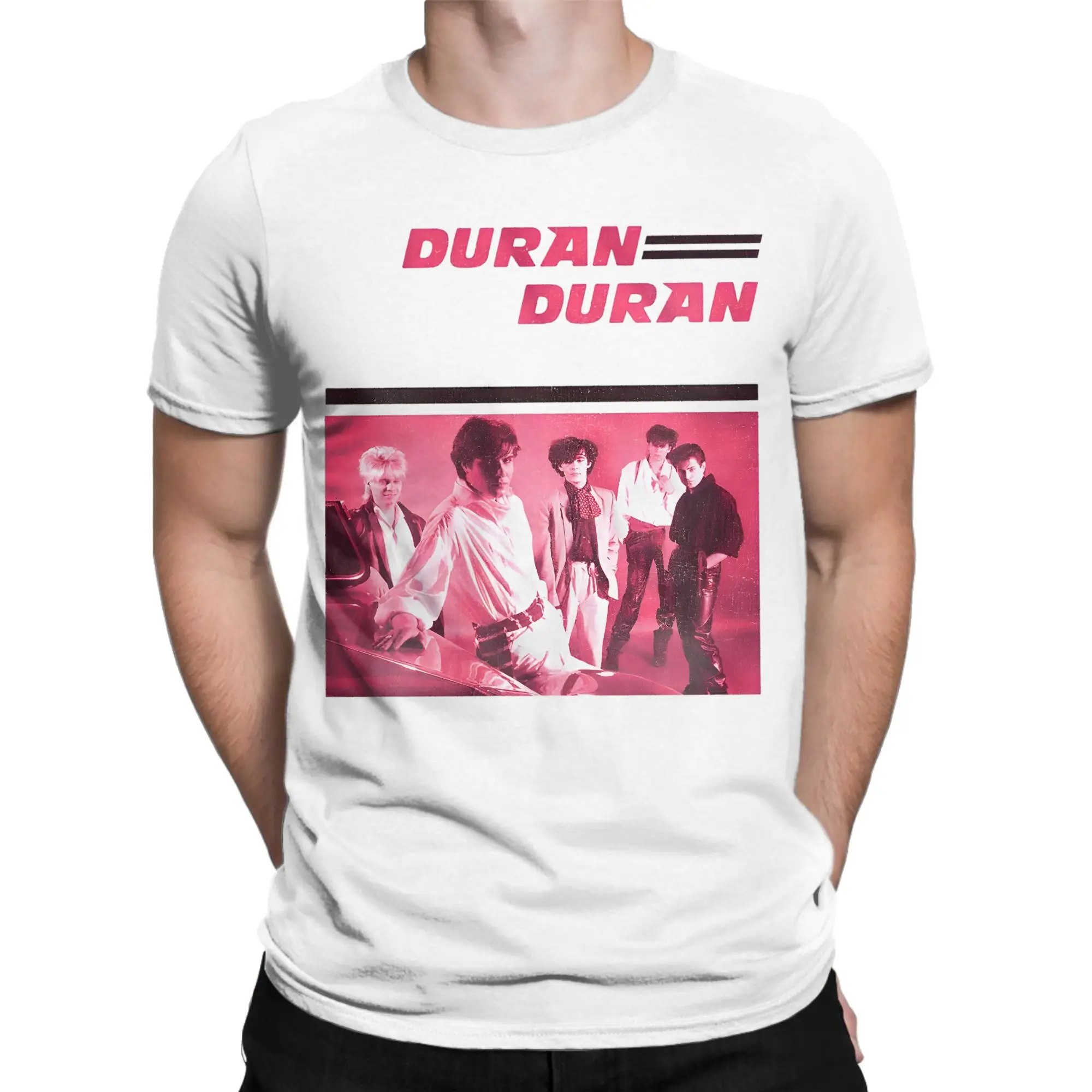 Priting Duran Duran Tour Tshirts For Men Women Cotton Short Sleeve 80s Rock Band Round Neck Summer Top Tee