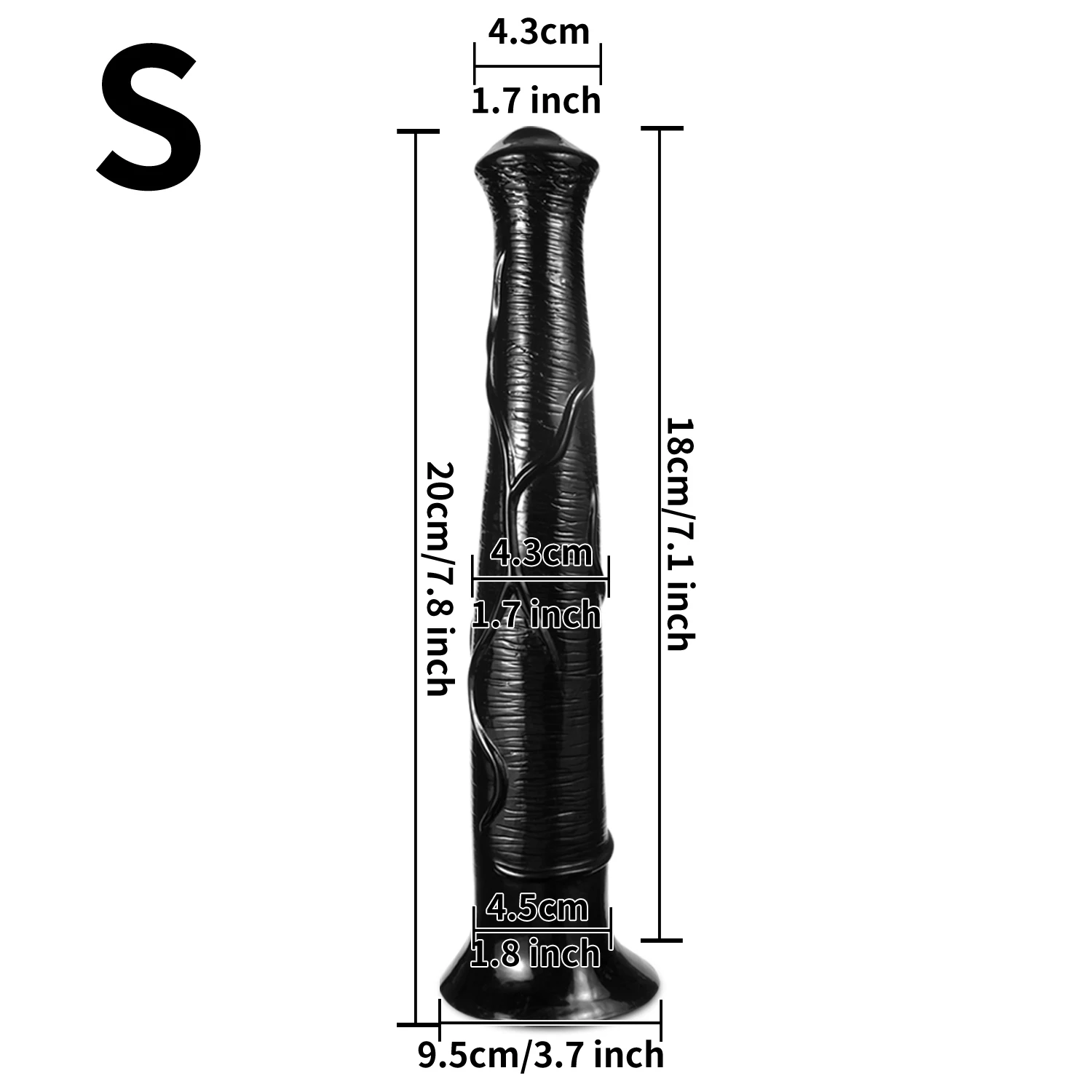 Dildo de Pene de Caballo Enorme para Mujeres, Hombres y Gays, Masturbador Anal, Estimulador de Punto G, Dildos Largos, Tapón Anal, Juguetes Sexuales para Adultos, Estimulador de Pene 18