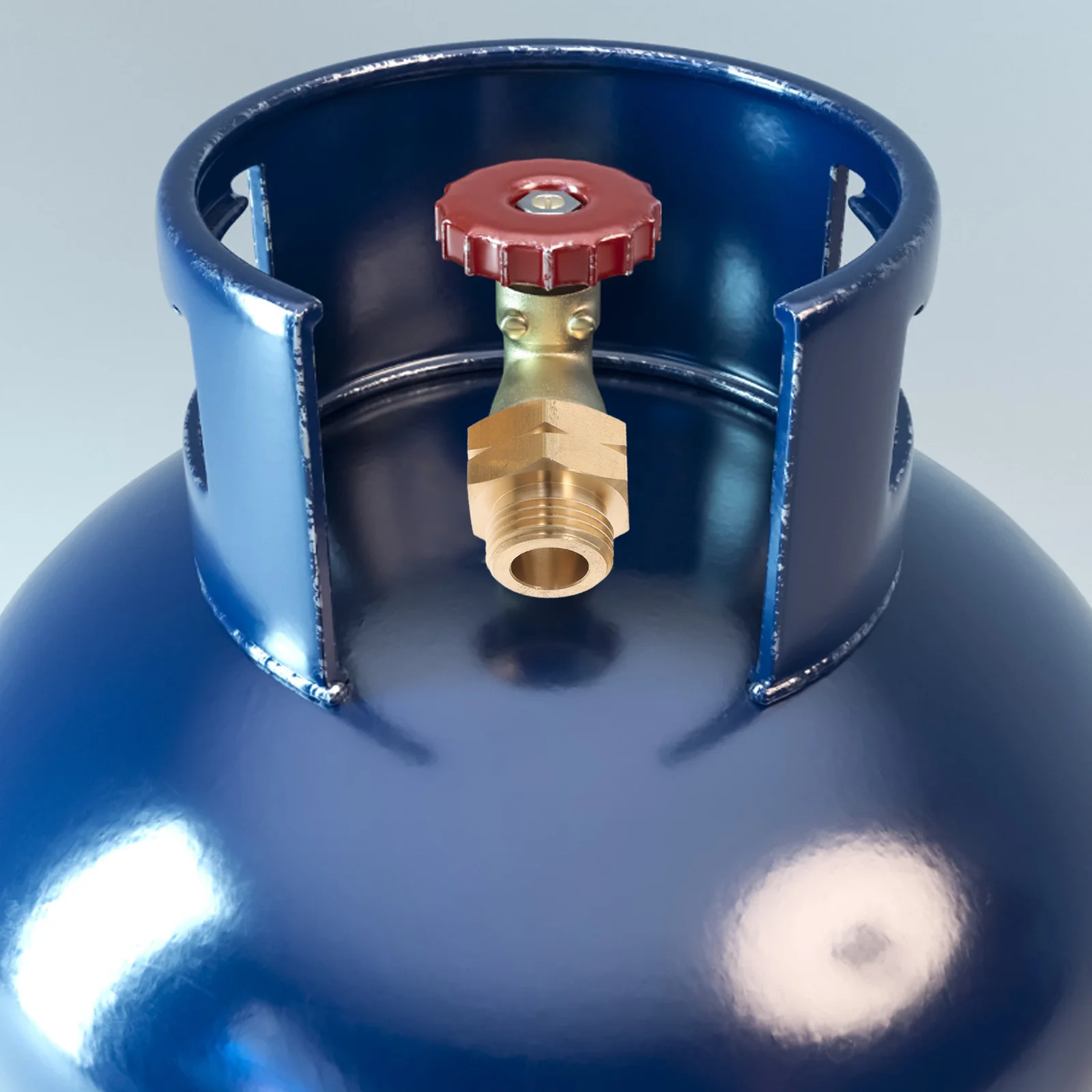 

4Pcs European Gas Cylinder Adapter Propane Converter for Camping Stove Filling Outdoor Furnace Connector Gas Bottle Adapter