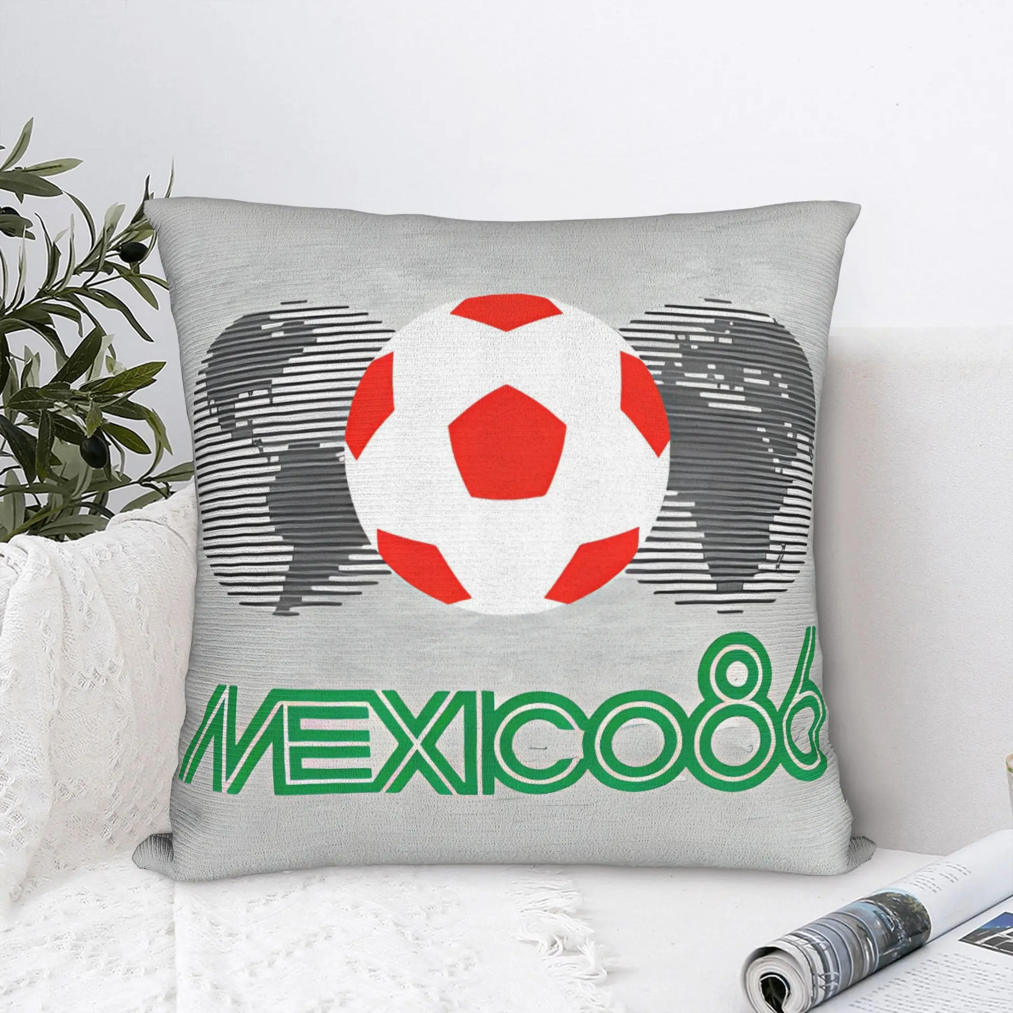 Mexico Soccer Fanart Pillow Case  Print Pillow Cover For Living Room Bed Chair Funny Cushion Cover