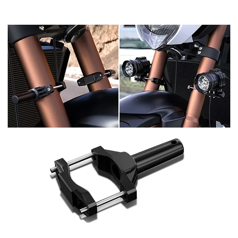 Universal Motorcycle Mount Bracket Bumper Modified Headlight Stand Spotlight Extension Pole Frame Support for Motor Accessories view 2