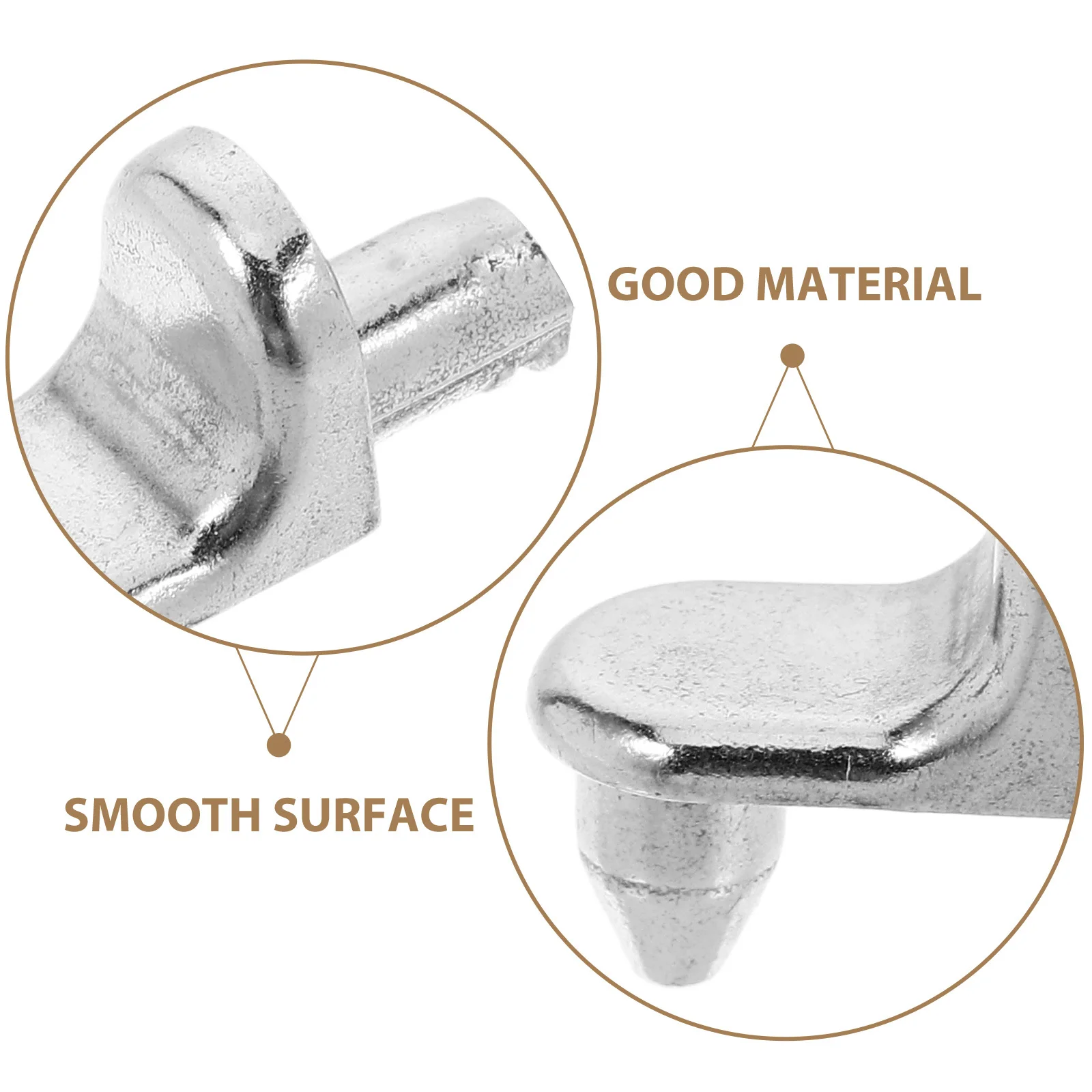 20Pcs Glass Shelf Supports Aluminum Alloy Shelf Clips for Cabinets Furniture Shoe Racks Easy Installation Stylish Modern Design - Image 3