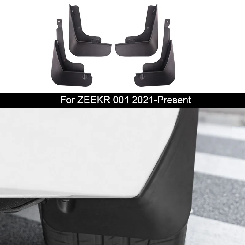 

4PCS For ​ZEEKR 001 2021-2025 Dustproof Car Styling Mud Flaps Mudguard Splash Guards Fender Mudflaps External Auto Accessories