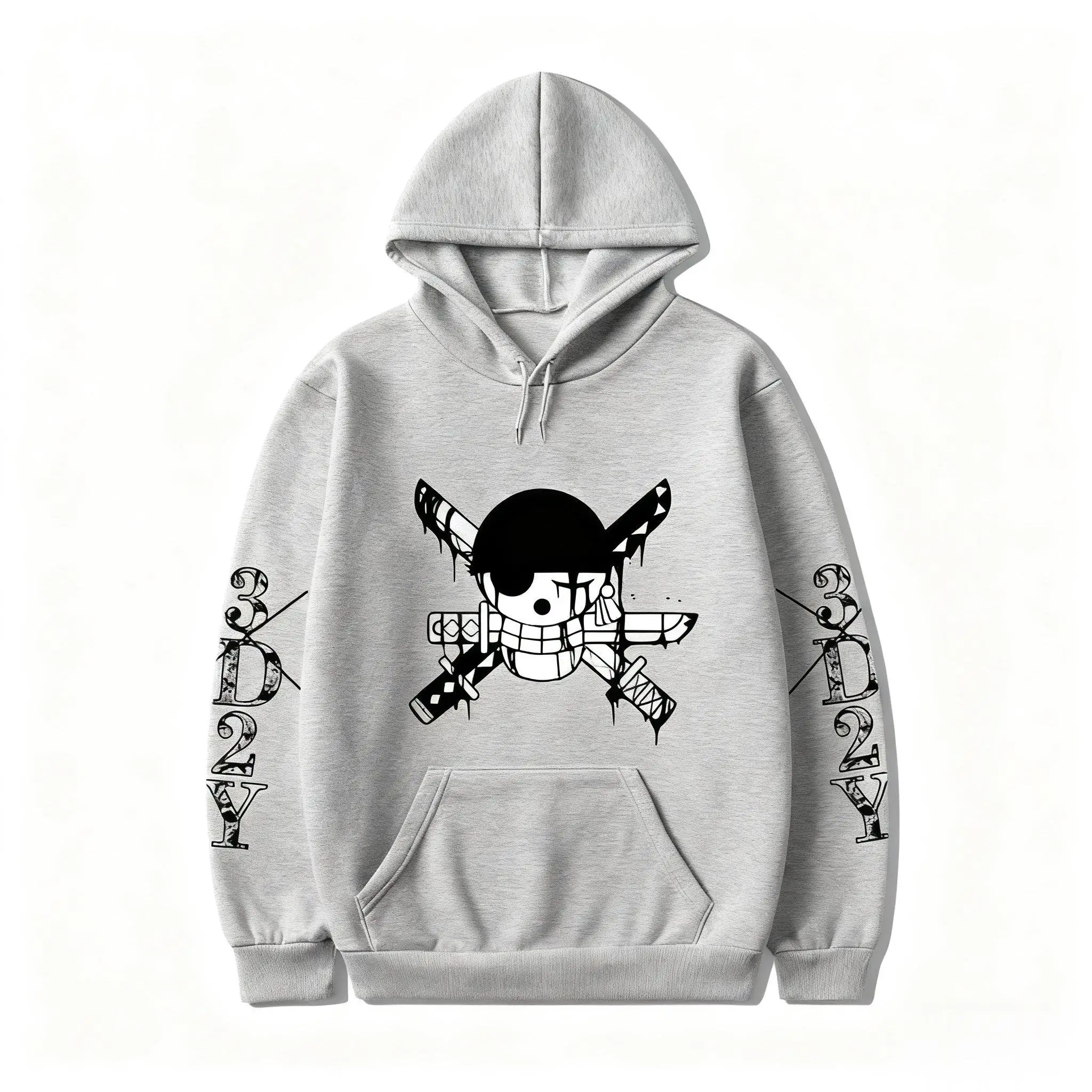 One Piece Zoro Roronoa Hoodie Anime Graphic Sweatshirt Men Women Oversized Streetwear Cosplay Casual Fashion 2026 Winter Hoodies